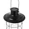 Glitzhome&#xAE; 10&#x22; Wire Solar Powered Outdoor Hanging Lantern